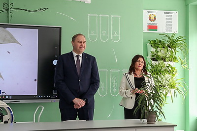 Новая биологическая лаборатория открылась в лицее БГУ в День знаний