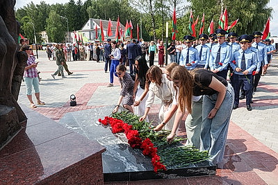 Останки более 140 мирных граждан, погибших от рук фашистов в годы ВОВ, перезахоронили в Могилеве