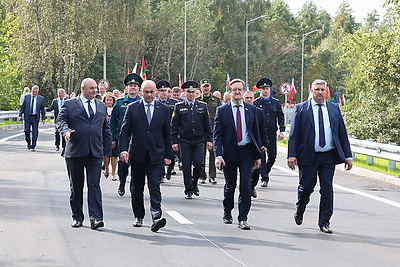 Обновлен внешний вид, усилены конструкции. В Новополоцке завершен капитальный ремонт путепровода