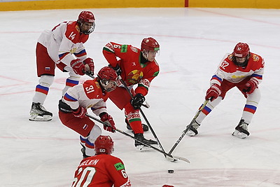 Молодежная сборная Беларуси по хоккею с победы стартовала на домашнем Кубке Будущего