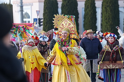 С размахом, звучно и вкусно. Как отпраздновали Масленицу жители Берестовицкого района