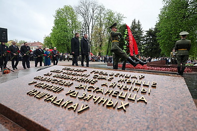 Празднование Дня Победы в Гродно