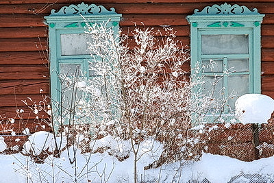Зима в белорусской глубинке