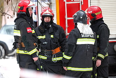 В Витебске спасатели выезжали по сообщению о проседании плиты в квартире многоэтажки