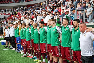 Белорусские футболисты обыграли сирийцев в домашнем спарринге