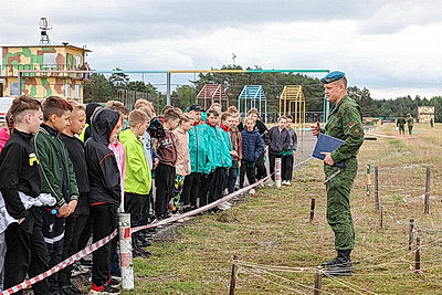 На полигоне Брестский проходит республиканский финал военно-патриотической игры \"Зарничка\"