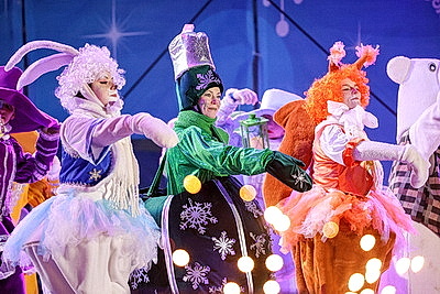 Новогодние гулянья проходят в столице и регионах
