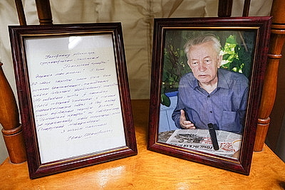 К 105-летию Ивана Шамякина: в Добрушском краеведческом музее воссоздали рабочий кабинет народного писателя Беларуси