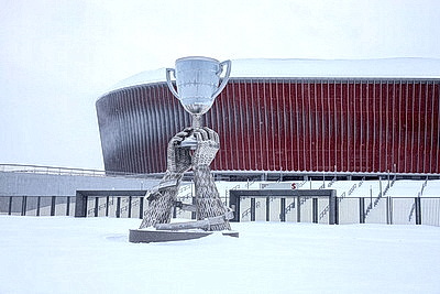 Последствия снегопада устраняют в городах Беларуси
