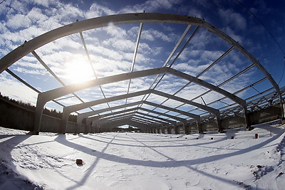 В Гомельской области возводят самый крупный в Беларуси свиноводческий комплекс