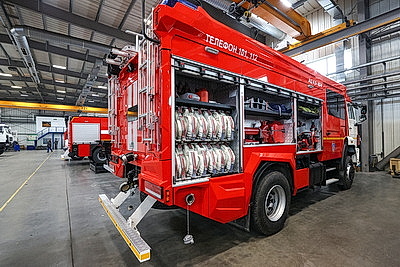 Мобильные госпитали и автолестницы. Что нового презентует крупный белорусский производитель пожарной техники