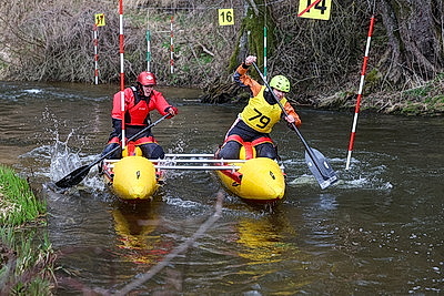 Более 120 любителей водного туризма из четырех стран объединили соревнования \"Неманская весна\"