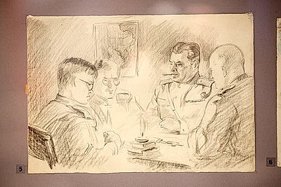 Творили в окопе и на привале. Выставка фронтового рисунка открылась в Минске