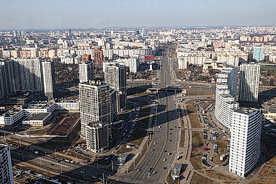Виды Минска с высоты птичьего полета