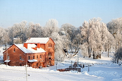 Солнечный январский день в Минске