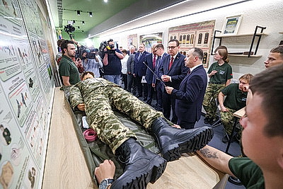 Центр военно-патриотического воспитания открыли в МИТСО