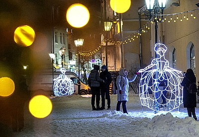Праздничная атмосфера в Витебске