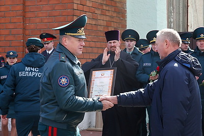 Уроки прошлого для безопасного настоящего. В Минске спасатели почтили память ликвидаторов аварии на ЧАЭС