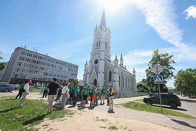 Город счастливых людей и жемчужина Беларуси: Гродно встретил \"Поезд Памяти\"