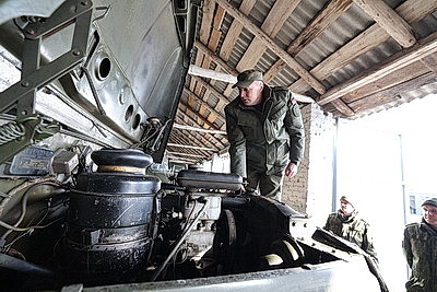 Проверку ВС по поручению Президента проходит 8-я бригада РХБЗ