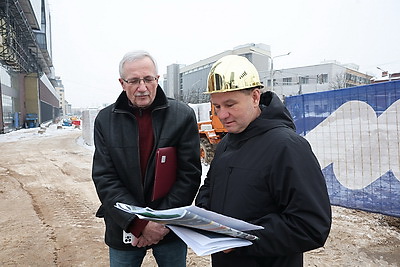 В Московском районе Минска возводится многофункциональный комплекс общественного назначения