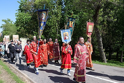 Крестный ход с молитвами к покровителям семьи прошел в Минске