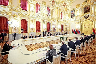 Лукашенко и Путин приняли участие в заседании Высшего госсовета Союзного государства