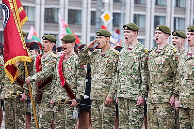Парад военной техники, памятные акции: 9 Мая в Гомеле