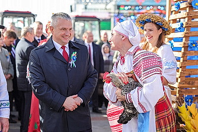 Калинковичи встречают тружеников села Гомельской области на \"Дажынках-2026\"