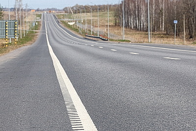 В Лепельском районе идет реконструкция автодороги Р46
