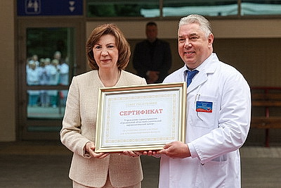 Новый диагностический корпус областного клинического кардиоцентра открыли в Гродно