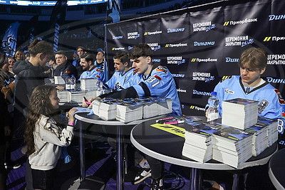 \"Наши болельщики - лучшие\". Хоккейное \"Динамо\" закрыло сезон в \"Минск-Арене\"