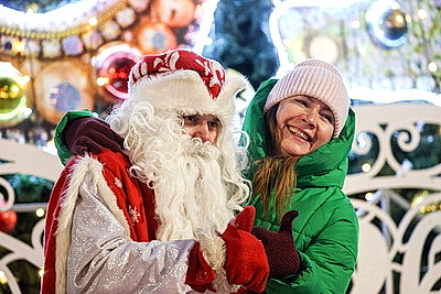 Новогодние гулянья проходят в столице и регионах