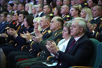 Во Дворце Республики прошло торжественное собрание, посвященное Дню милиции
