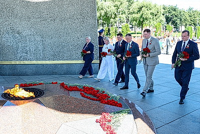На площади Победы в Витебске состоялось открытие Дней молодежи