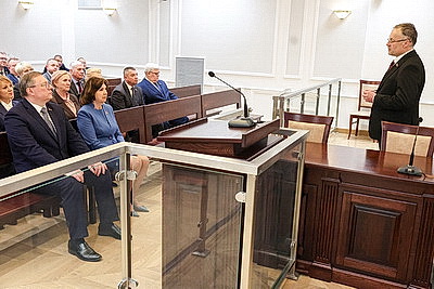 С деятельностью Верховного Суда ознакомились члены Совета Республики