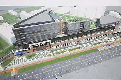 В Московском районе Минска возводится многофункциональный комплекс общественного назначения