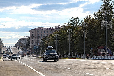 В Минске открыли движение по обновленному мосту через Свислочь