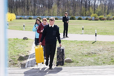 Круизный теплоход \"Белая Русь\" отправился в свой первый рейс в 2026 году