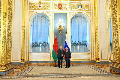 Лукашенко и Путин приняли участие в заседании Высшего госсовета Союзного государства