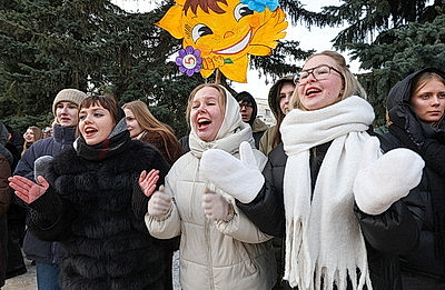 Интернациональная Масленица прошла в Витебском медуниверситете