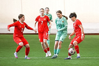 Сборная России WU-16 одержала победу над сборной Беларуси в турнире развития УЕФА
