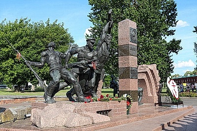 Память пограничников почтили в Бресте акцией \"Боевой расчет\"
