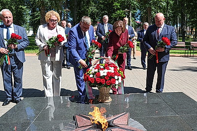 В Россонах проходит выездное заседание совета при Президиуме Совета Республики