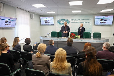 Коллективу БЕЛТА представили нового генерального директора