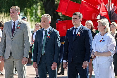 На площади Победы в Витебске состоялось открытие Дней молодежи