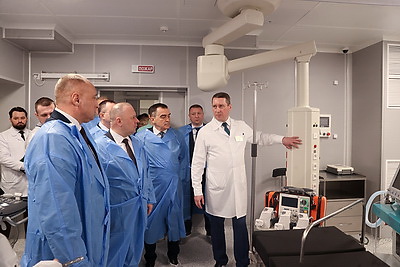 Новый операционный блок открыли в Брестской городской больнице №1