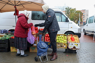 Волонтеры БРСМ помогают пенсионерам с доставкой продукции с сельхозярмарок