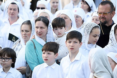 Патриарх Кирилл возглавил Божественную литургию в Свято-Воскресенском соборе Бреста
