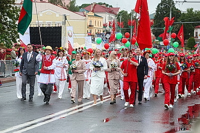 Празднование Дня Независимости в Гродно